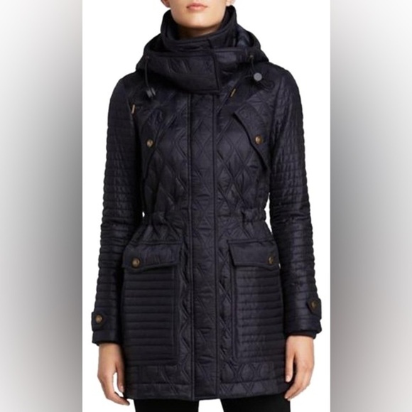Burberry Brit Bosworth Quilted Patchwork Jacket Coat
